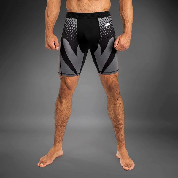 Photo1: Venum Vale tudo Shorts ATTACK Black (1)