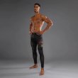 Photo2: VENUM Long Spats SANTA MUERTE 5.0 Deep Black/Gold (2)