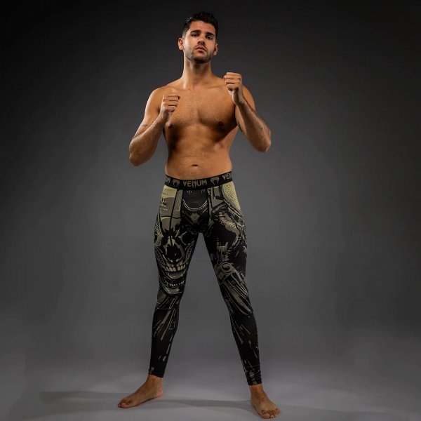 Photo2: VENUM Long Spats INVADER Black/Sand (2)