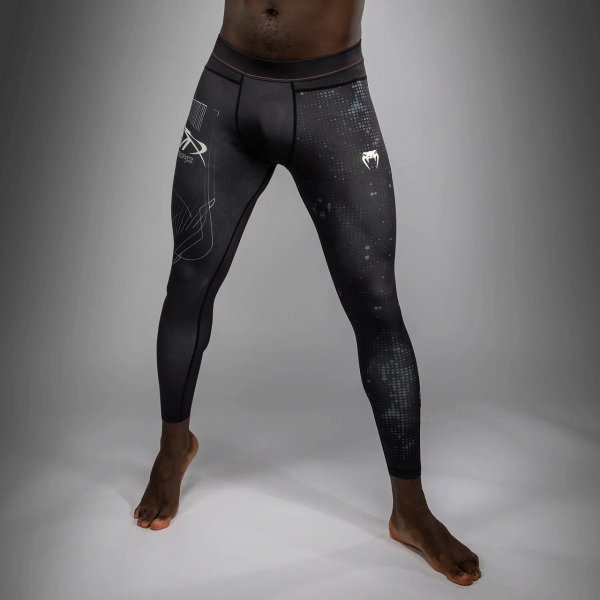 Photo2: VENUM Long Spats ECLIPSE Black/Ivory (2)