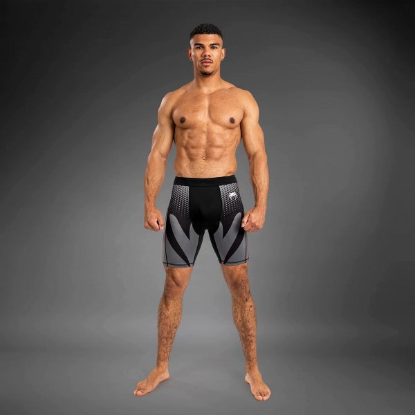 Photo2: Venum Vale tudo Shorts ATTACK Black (2)