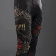 Photo6: VENUM Long Spats SANTA MUERTE 5.0 Deep Black/Gold (6)