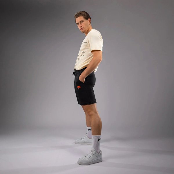 Photo4: VENUM Cotton Shorts CLASSIC Black (4)