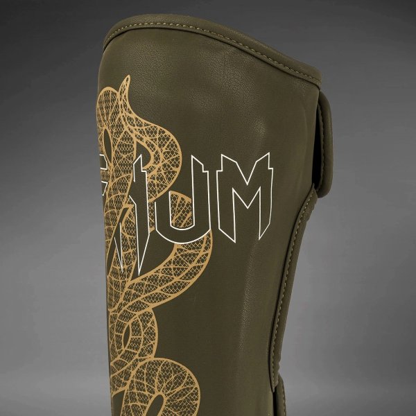Photo4: VENUM Shin Guard SERPENTI Khaki/Bronze/Ivory (4)
