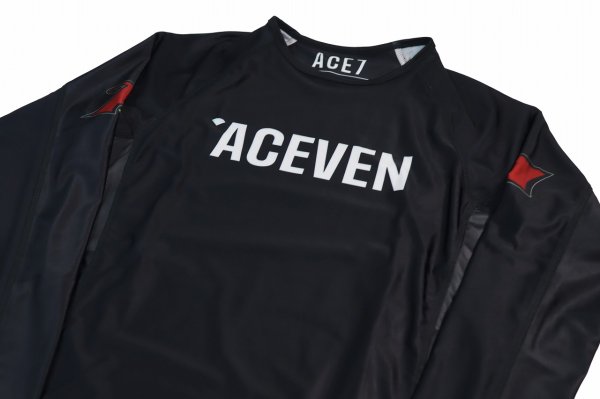 Photo6: ACE7 Rashguard 02 Long Sleeve Black (6)