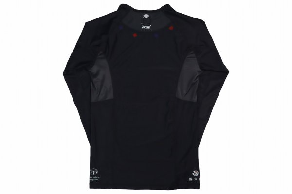 Photo5: ACE7 Rashguard 02 Long Sleeve Black (5)