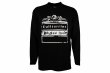 Photo4: BULL TERRIER Long Sleeve T-Shirts BORN TO FIGHT Black (4)