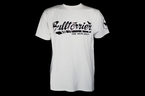 Photo5: BULL TERRIER T-Shirt BASEBALL LOGO White (5)