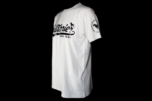 Photo6: BULL TERRIER T-Shirt BASEBALL LOGO White (6)
