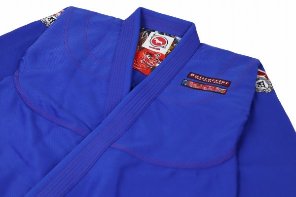 Photo5: BULLTERRIER Jiu-Jitsu Gi ASHURA R 1.5 Blue (5)