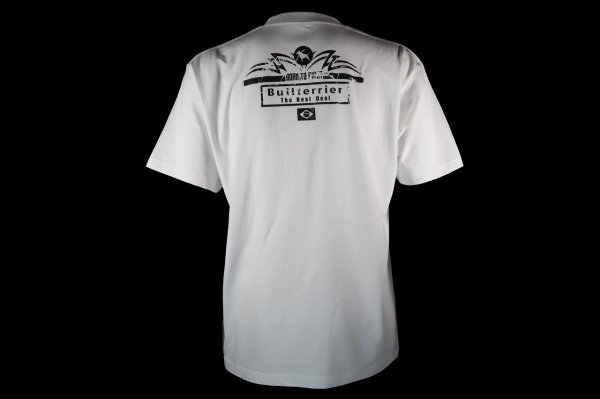 Photo6: BULL TERRIER T-Shirt BORN TO FIGHT White (6)