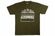 Photo1: BULL TERRIER T-Shirt BORN TO FIGHT Khaki (1)