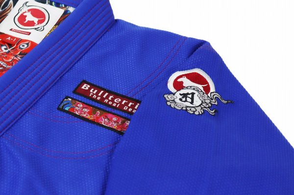 Photo6: BULLTERRIER Jiu-Jitsu Gi ASHURA R 1.5 Blue (6)
