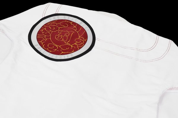 Photo7: BULLTERRIER Jiu-Jitsu Gi ASHURA R 1.5 White (7)