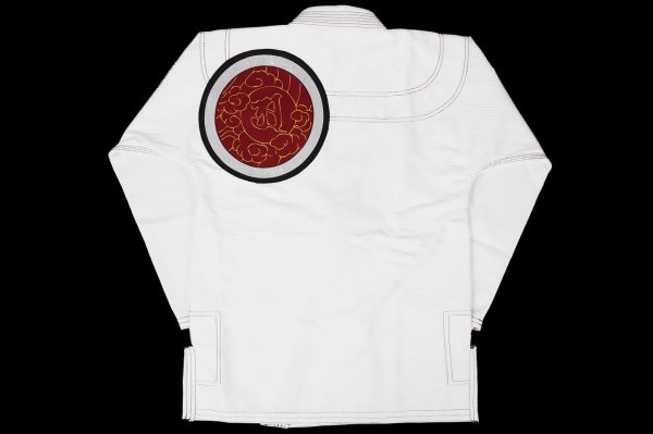 Photo3: BULLTERRIER Jiu-Jitsu Gi ASHURA R 1.5 White (3)