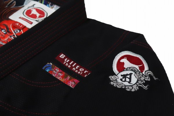 Photo6: BULLTERRIER Jiu-Jitsu Gi ASHURA R 1.5 Black (6)