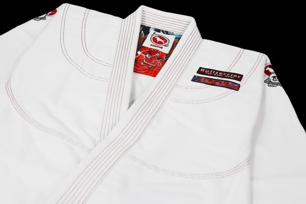 Photo5: BULLTERRIER Jiu-Jitsu Gi ASHURA R 1.5 White (5)