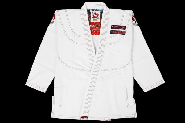 Photo1: BULLTERRIER Jiu-Jitsu Gi ASHURA R 1.5 White (1)