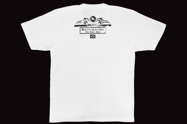 Photo2: BULL TERRIER T-Shirt BORN TO FIGHT White (2)