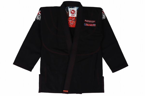 Photo1: BULLTERRIER Jiu-Jitsu Gi ASHURA R 1.5 Black (1)