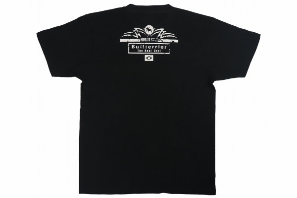 Photo2: BULL TERRIER T-Shirt BORN TO FIGHT Black (2)