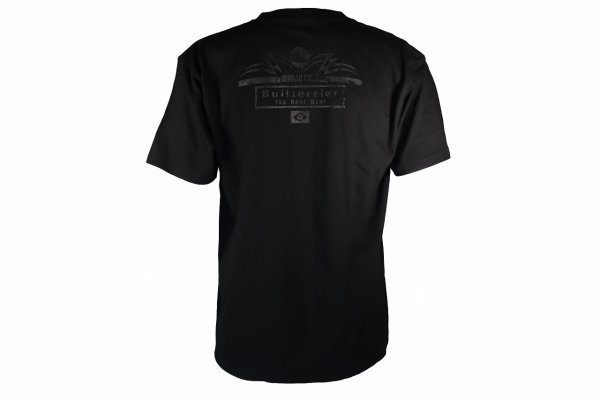 Photo6: BULL TERRIER T-Shirt BORN TO FIGHT Black/Black (6)