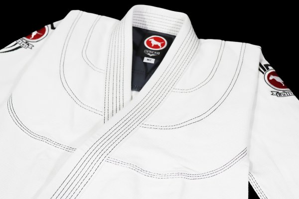 Photo5: BULLTERRIER Kids Jiu-Jitsu Gi TRIBAL White  (5)