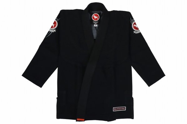Photo1: BULLTERRIER Kids Jiu-Jitsu Gi TRIBAL Black (1)