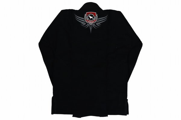 Photo3: BULLTERRIER Kids Jiu-Jitsu Gi TRIBAL Black (3)