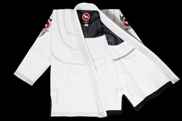 Photo2: BULLTERRIER Kids Jiu-Jitsu Gi TRIBAL White  (2)