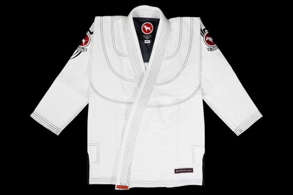 Photo1: BULLTERRIER Kids Jiu-Jitsu Gi TRIBAL White  (1)