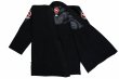 Photo2: BULLTERRIER Kids Jiu-Jitsu Gi TRIBAL Black (2)