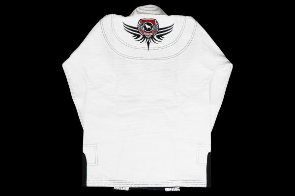 Photo3: BULLTERRIER Kids Jiu-Jitsu Gi TRIBAL White  (3)