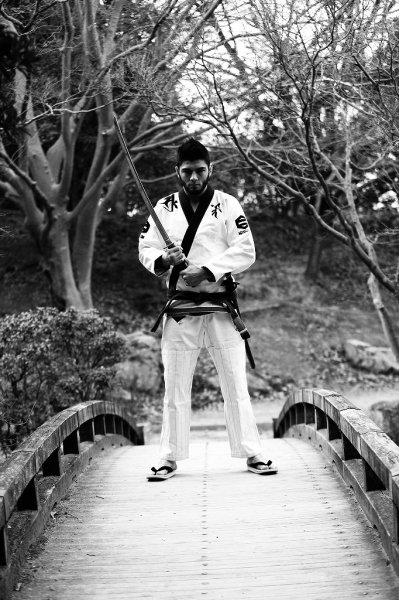 Photo9: BULLTERRIER Jiu-Jitsu Gi SAZEN RPC White/Black (9)