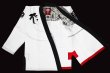 Photo2: BULLTERRIER Jiu-Jitsu Gi SAZEN RPC White/Black (2)