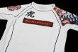 Photo6: BULL TERRIER Rash Guard TORAH Short Sleeve White (6)