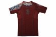Photo5: BULL TERRIER Rash Guard TORAH Short Sleeve Bordeaux (5)