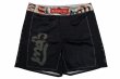 Photo4: BULL TERRIER Fight Shorts TORAH Black (4)