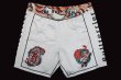 Photo5: BULL TERRIER Fight Shorts TORAH White (5)