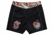 Photo5: BULL TERRIER Fight Shorts TORAH Black (5)