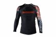 Photo1: BULL TERRIER Rash Guard TORAH Long Sleeve Black (1)