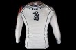 Photo3: BULL TERRIER Rash Guard TORAH Long Sleeve White (3)