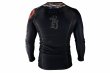 Photo3: BULL TERRIER Rash Guard TORAH Long Sleeve Black (3)