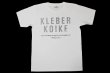 Photo1: BULL TERRIER x KLEBER KOIKE Live to Fight T-Shirt White (1)