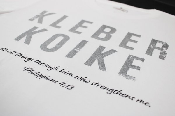 Photo3: BULL TERRIER x KLEBER KOIKE Live to Fight T-Shirt White (3)