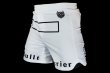 Photo2: BULL TERRIER Fight Shorts FIGHT&SPORTS White (2)