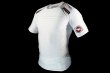 Photo2: BULL TERRIER Rash Guard TRADITIONAL Short Sleeve Off White (2)