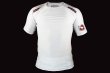 Photo1: BULL TERRIER Rash Guard TRADITIONAL Short Sleeve Off White (1)