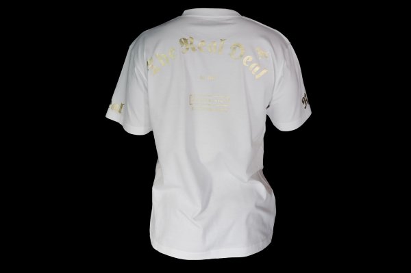 Photo7: BULL TERRIER T-Shirt THE White/Gold (7)