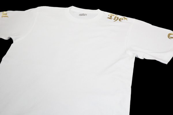 Photo3: BULL TERRIER T-Shirt THE White/Gold (3)
